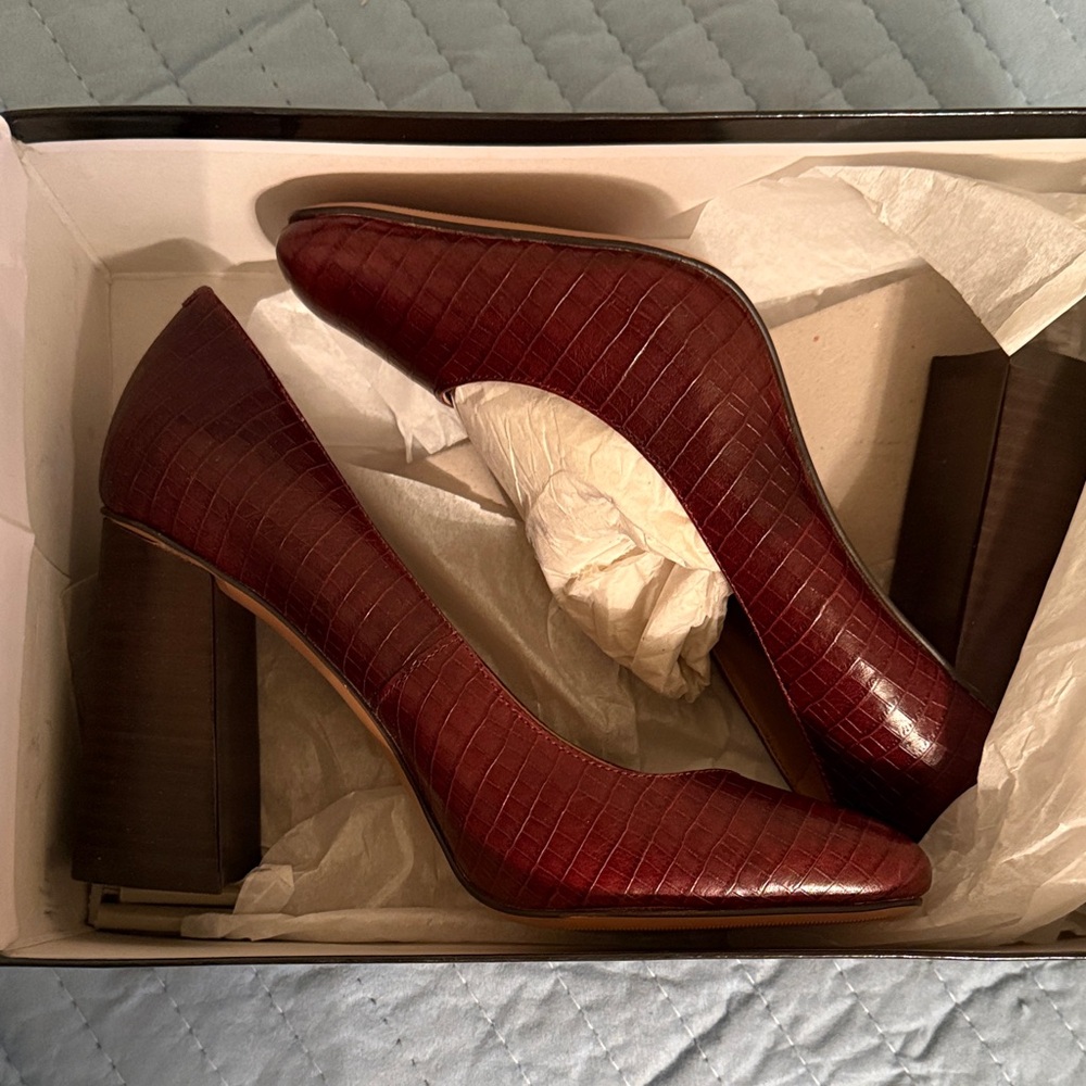 Nine West Red Pumps NIB